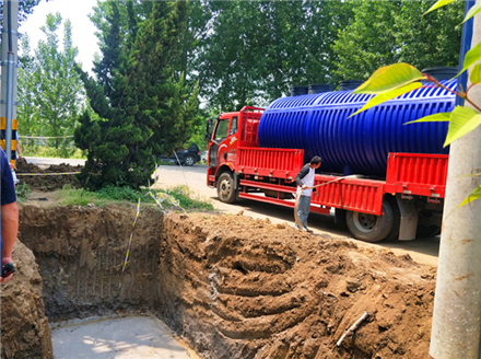 PE凈化槽應用案例 廣西企業生活污水處理設備應用案例